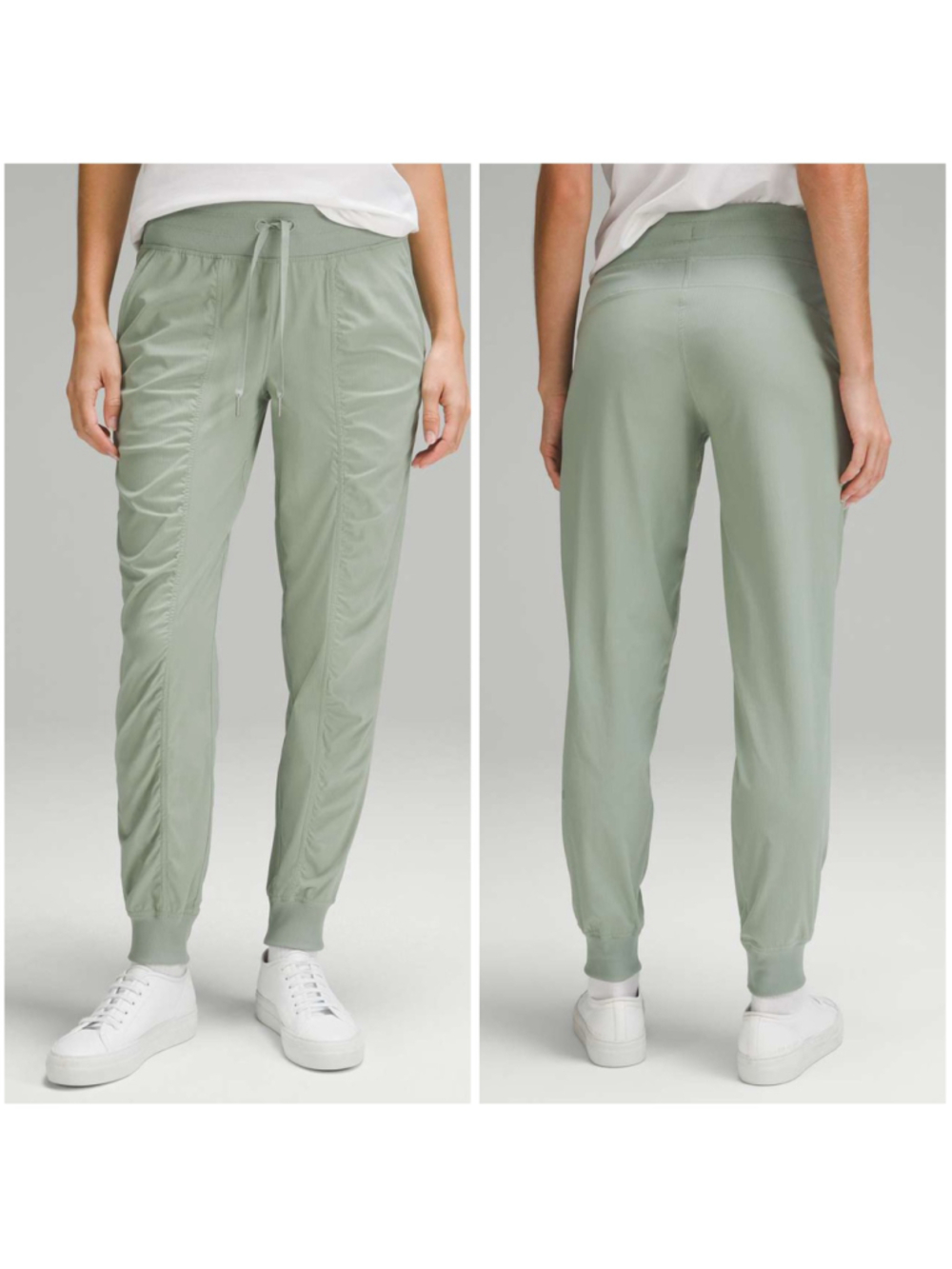 Lululemon Dance Studio Mid-Rise Jogger Pant Size 6 Palm Court Green #W5ENMS